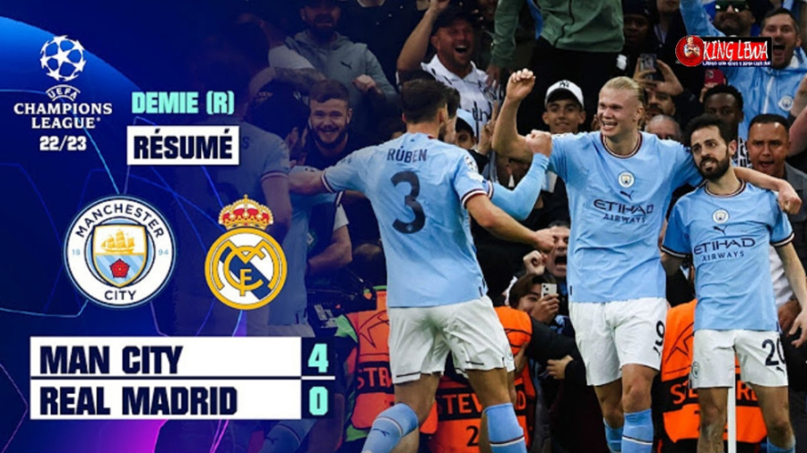 خلاصه بازی منچستر سیتی ۴ ۰ رئا...