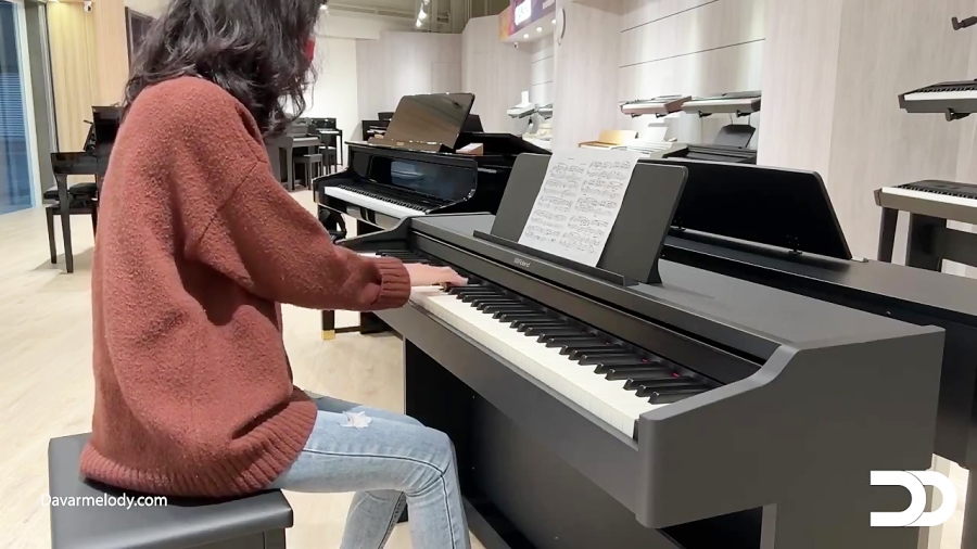تست پیانو دیجیتال رولند Roland...