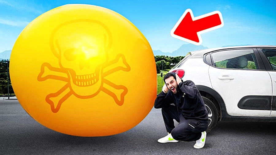 آزمایش باد کردن بزرگترین بادکن...