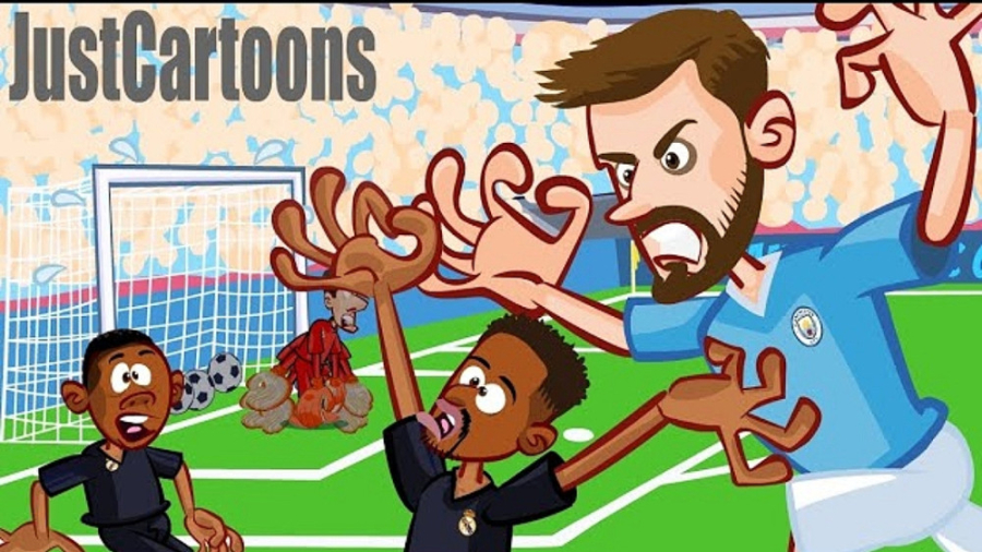 کارتون دیدار منچستر سیتی ۴ ۰ ر...