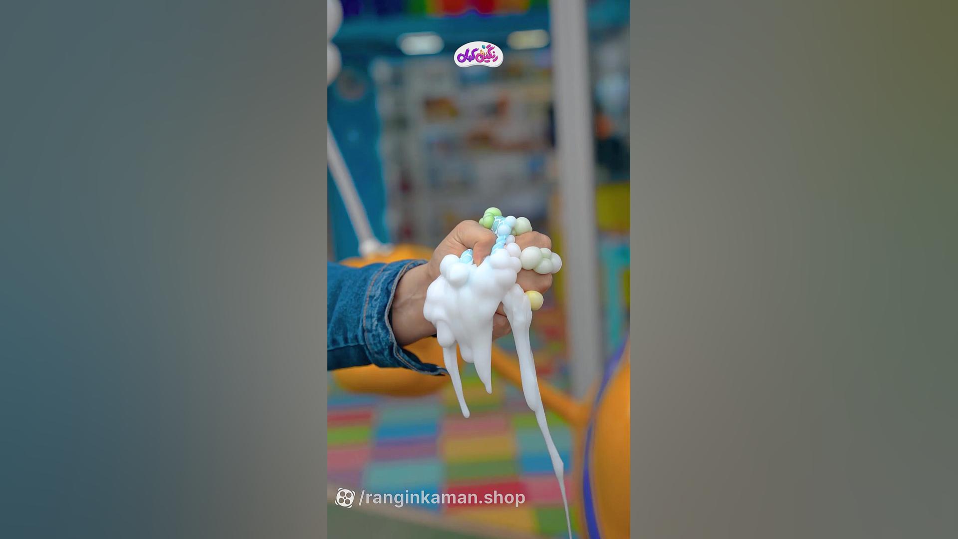 فیجت توپ توری رنگی