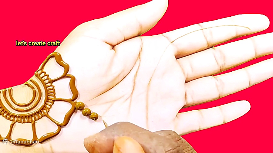 آموزش تصویری برای حنا زدن دست...