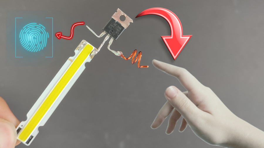 آموزش ساخت ساده ترین لامپ لمسی...