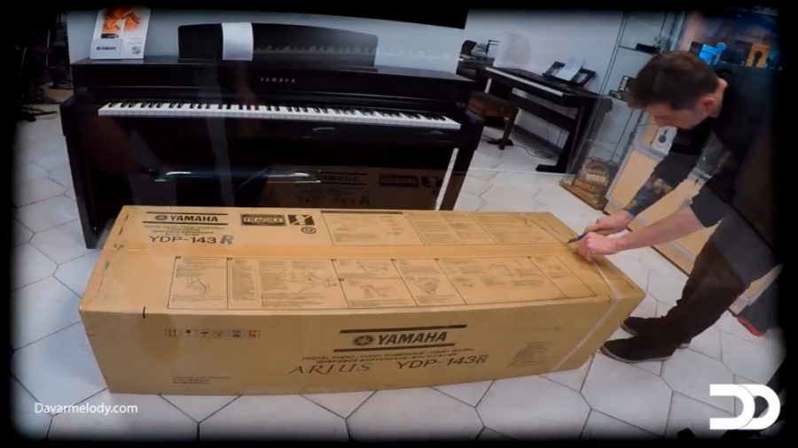 آنباکسینگ پیانو دیجیتال یاماها...