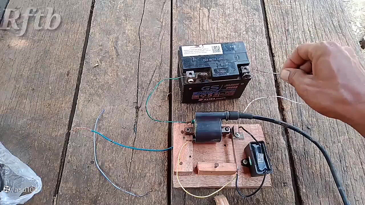 چگونه با کویل موتورسیکلت شوکر...