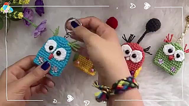 آموزش قلاب بافی: ساخت جاسوییچی...