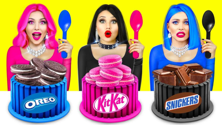 چالش کیک تولد  چالش خنده دار س...