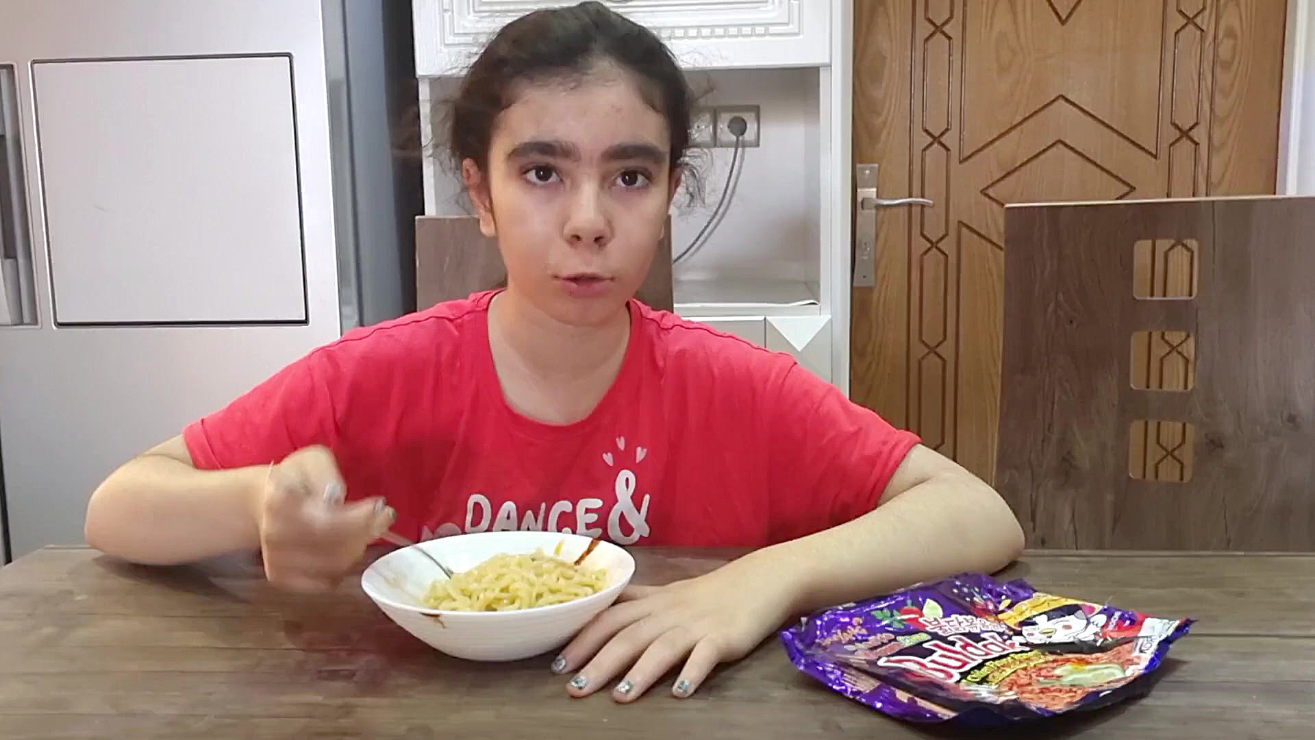 تست نودل کره ای سوختم