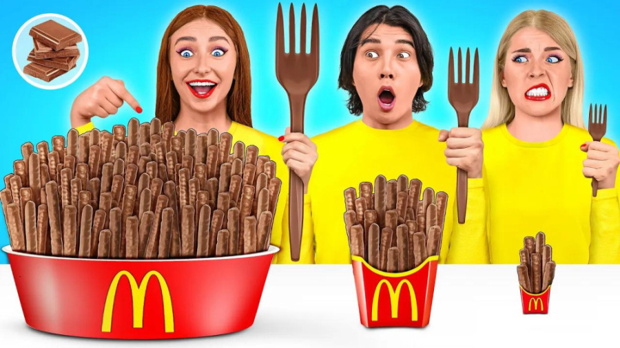 چالش غذایی خوشمزه  سیب زمینی س...