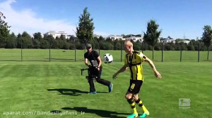 روپایی زدن بازیکنان بروسیا دور...