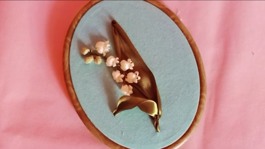 آموزش طرح گل روبان&zwnj;دوزی