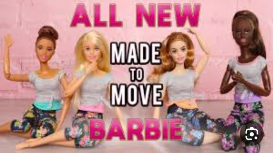 ورزش کردن باربی یوگاهای من امی...