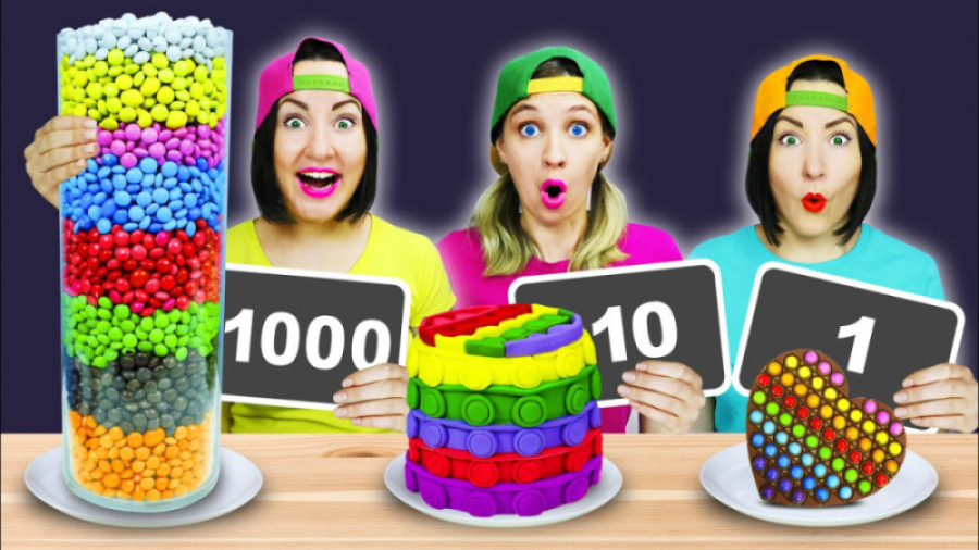 چالش 100 لایه غذای خوشمزه پیکو...