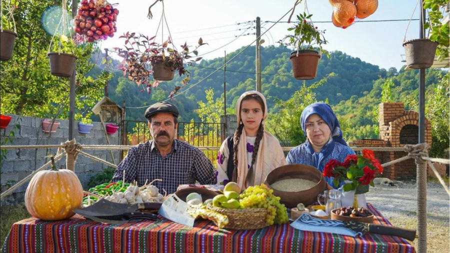 بهترین خورشت روستایی باگوشت بر...