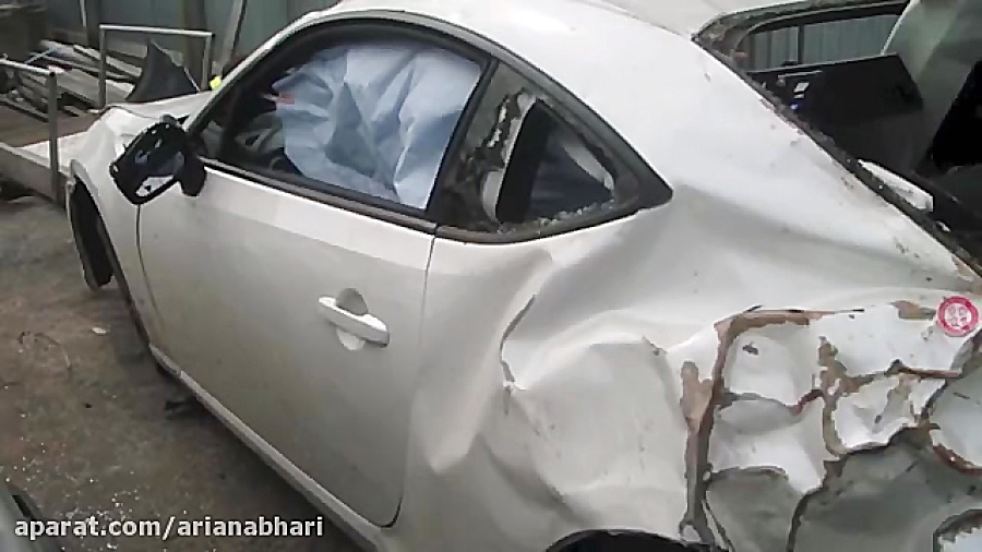 تصادف تویوتا جی تی 86