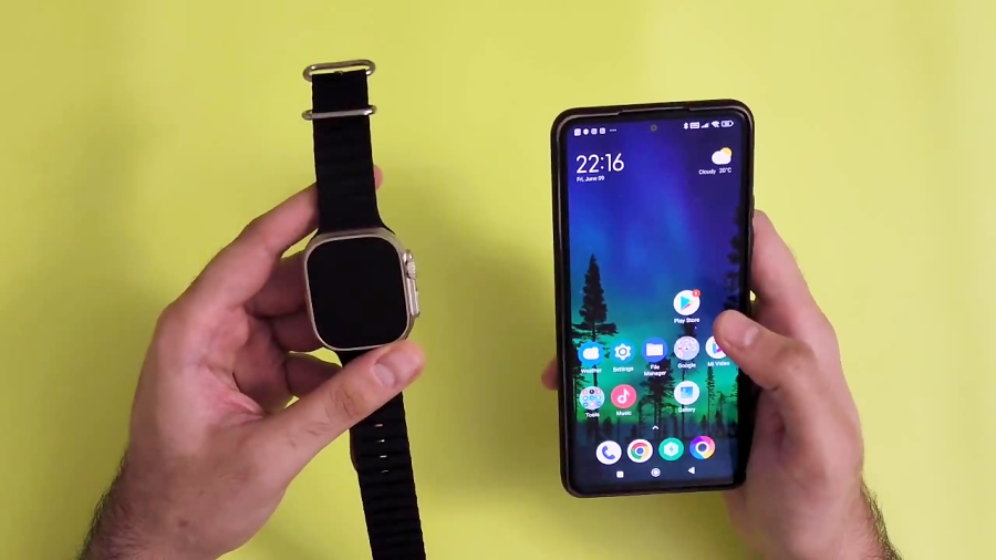 آموزش اتصال ساعت Hk8 promax به گوشی موبایل