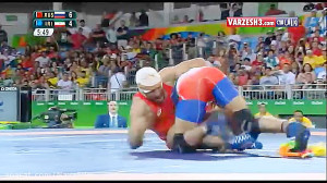 مدال طلا حسن یزدانی در کشتی آز...