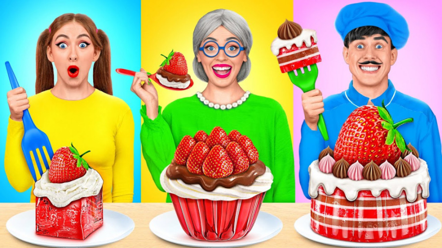 نقاشی پیتزا پپرونی کاپکیک تفری...