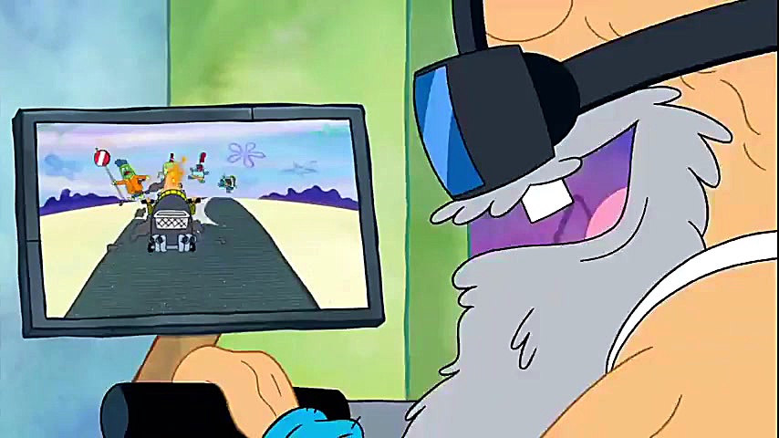 باب اسفنجی دوبله ی استاد محمدر...