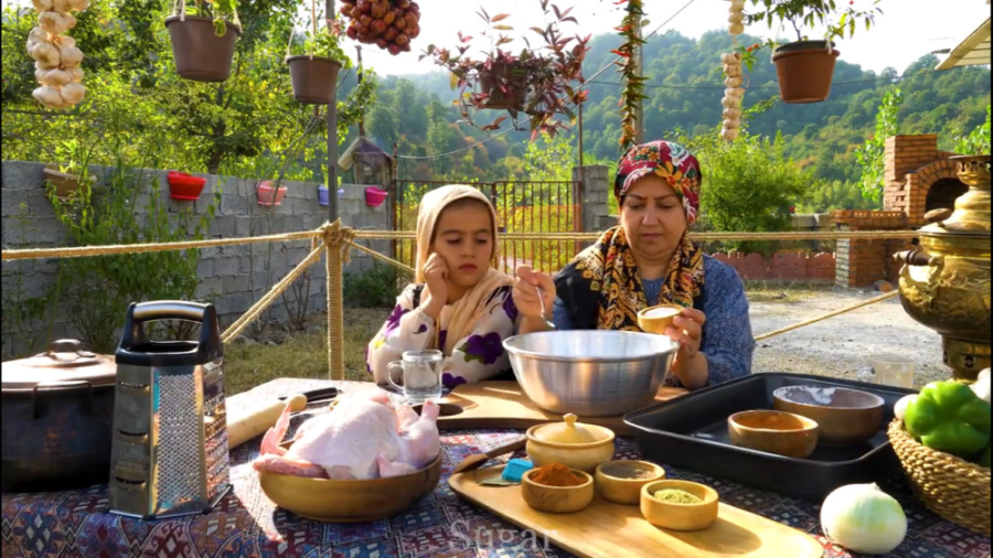 درست کردن پیتزا پپرونی تنوری...