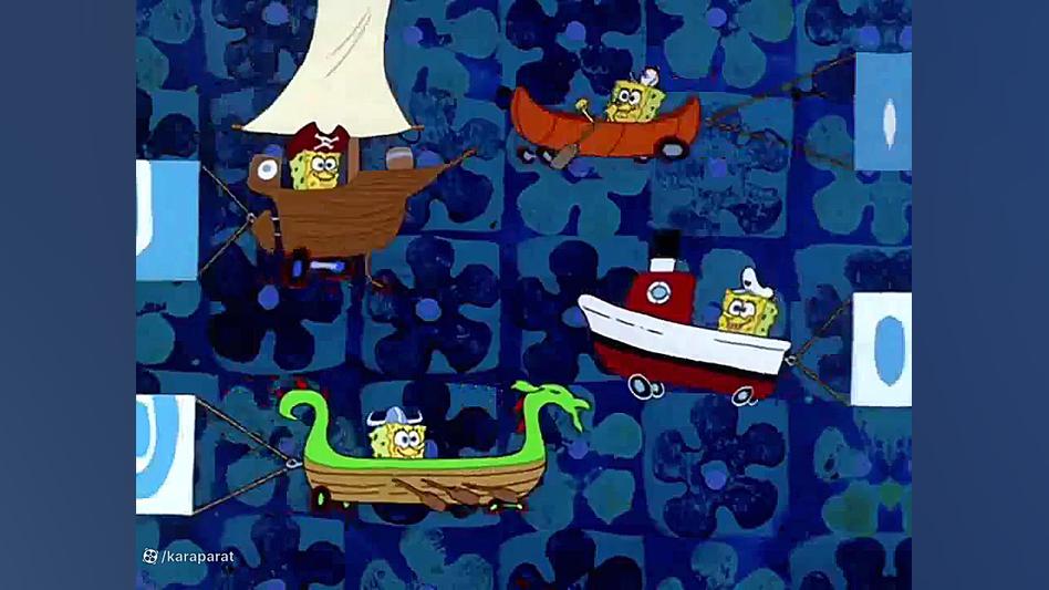 باب اسفنجی دوبله فارسی خنده دا...