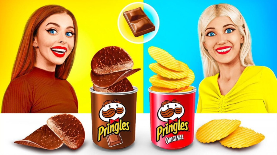 چالش غذایی خنده دار  غذاهایی ب...