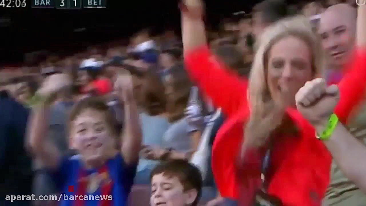 گل اول لوئیس سوارز به رئال بتی...