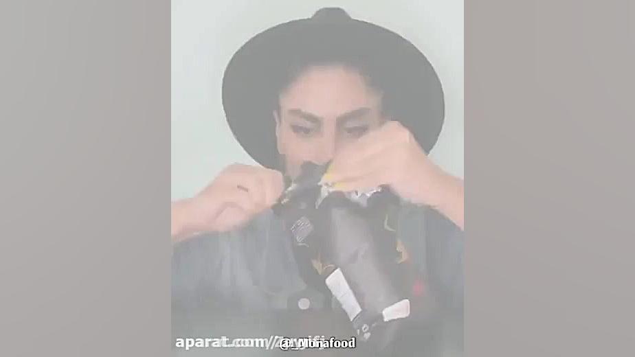 مونا فود چالش غذا خوری آسمر فو...