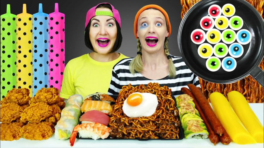 چالش تفریحی خوراکی  چالش غذایی...