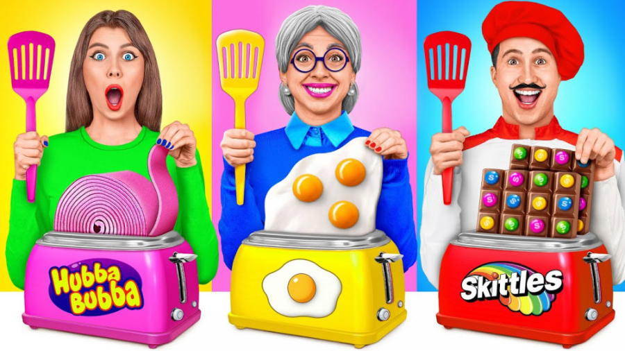 چالش غذاخوری بانوان  چالش آشپز...