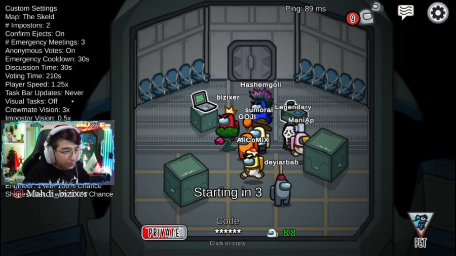 امانگ آس آنلاین با مهمان های و...