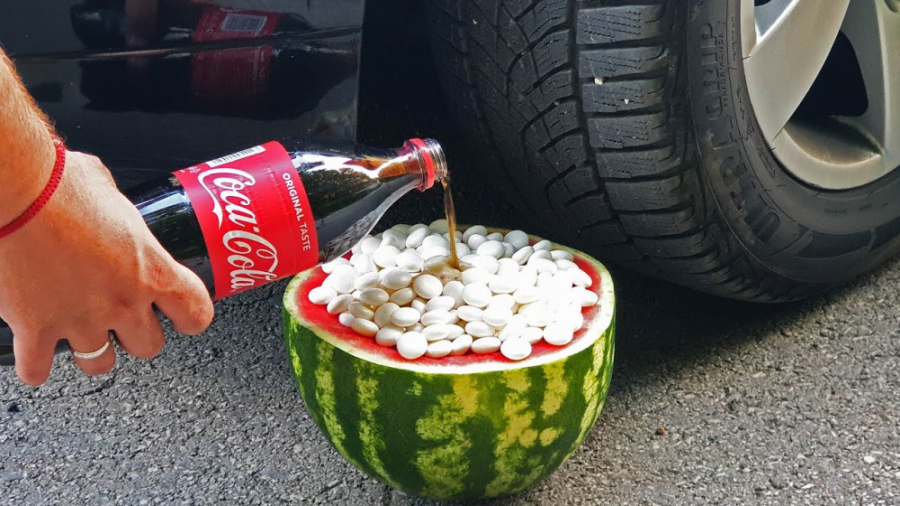 ماشین تجربی در مقابل هندوانه...