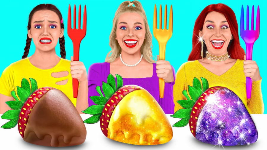 چالش غذا خوری  چالش غذایی خنده...