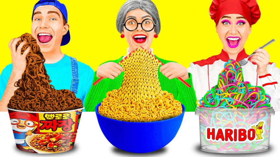 چالش غذایی بانوان  چالش خنده د...