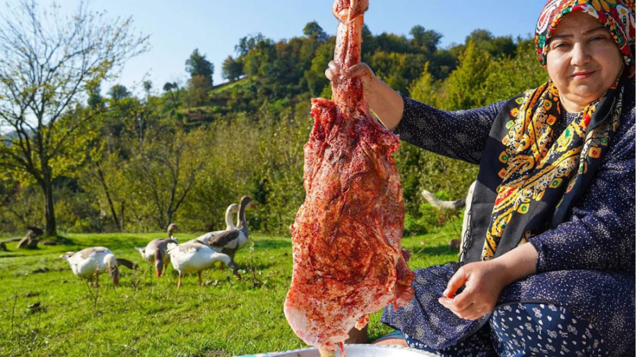 روش پختن دنده گوسفندی آبدار  ب...