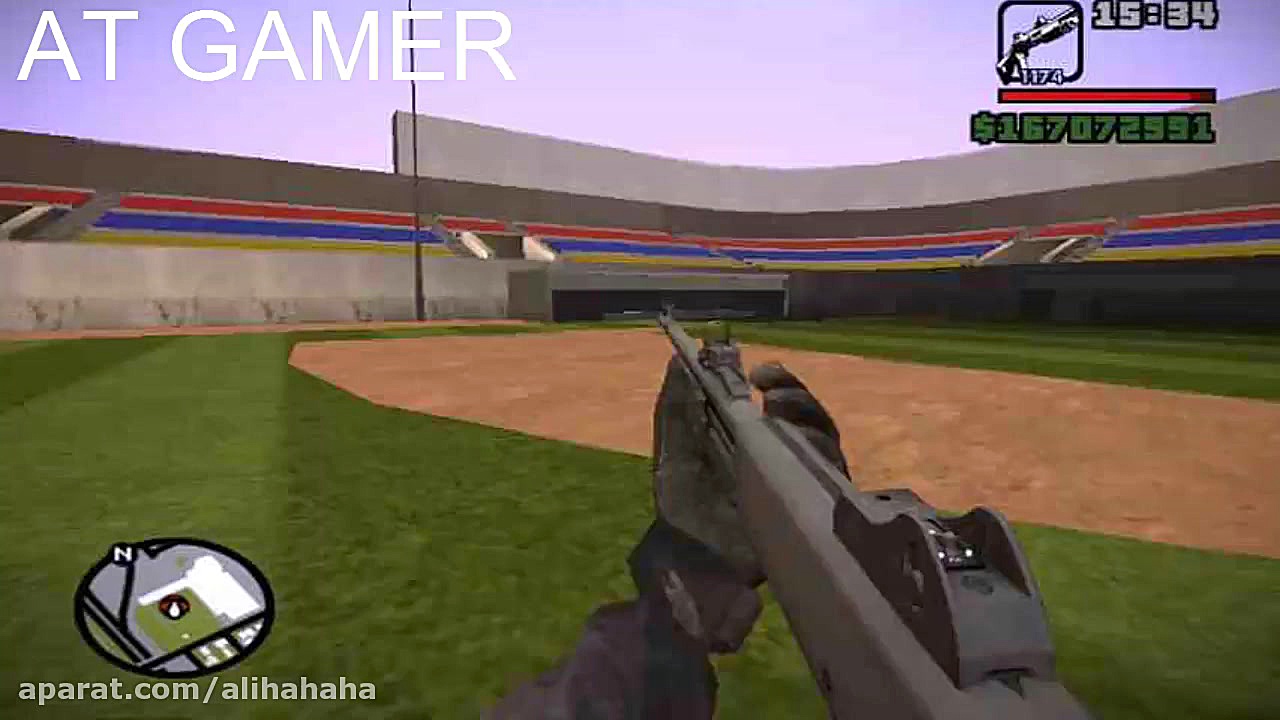 مود اول شخص برای Gta san andre...