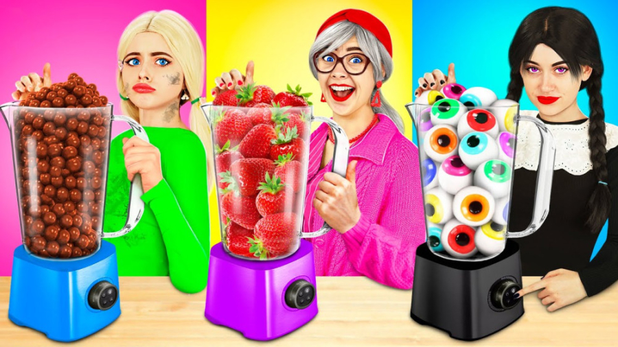 چالش غذا خوری نوشیدنی ها : ترف...