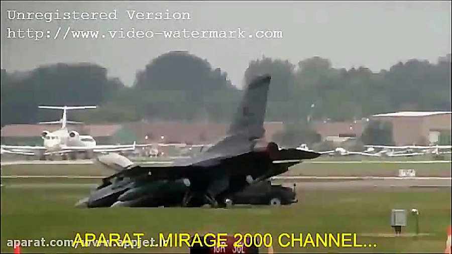 فرود ناموفق جنگنده (اف 16)