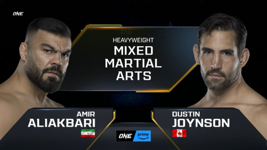 امیر علی اکبری Vs داستین جوینس...