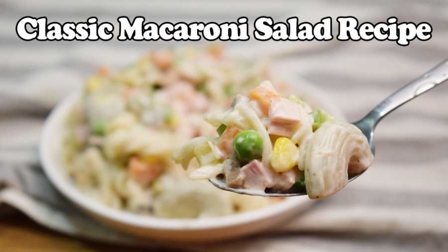 طرز تهیه سالاد ماکارونی کلاسیک...