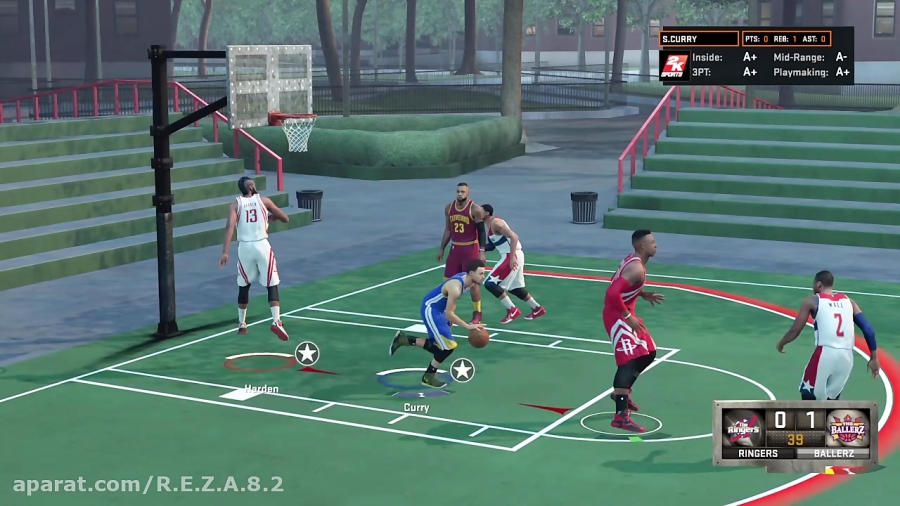گیم پلی از بازی NBA 2K16