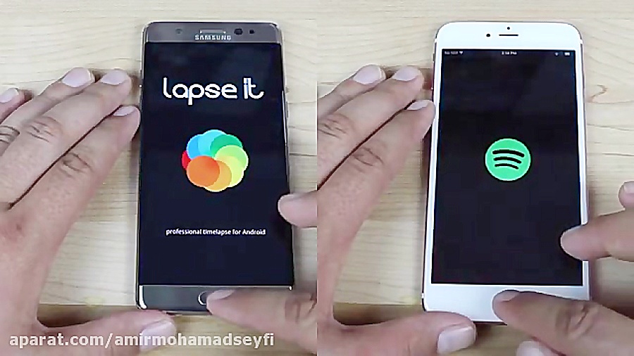 Galaxy Note 7 vs iPhone 6s Plu...