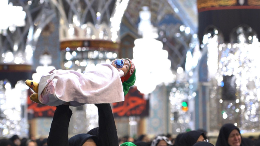 اجتماع عظیم شیرخوارگان حسینی د...