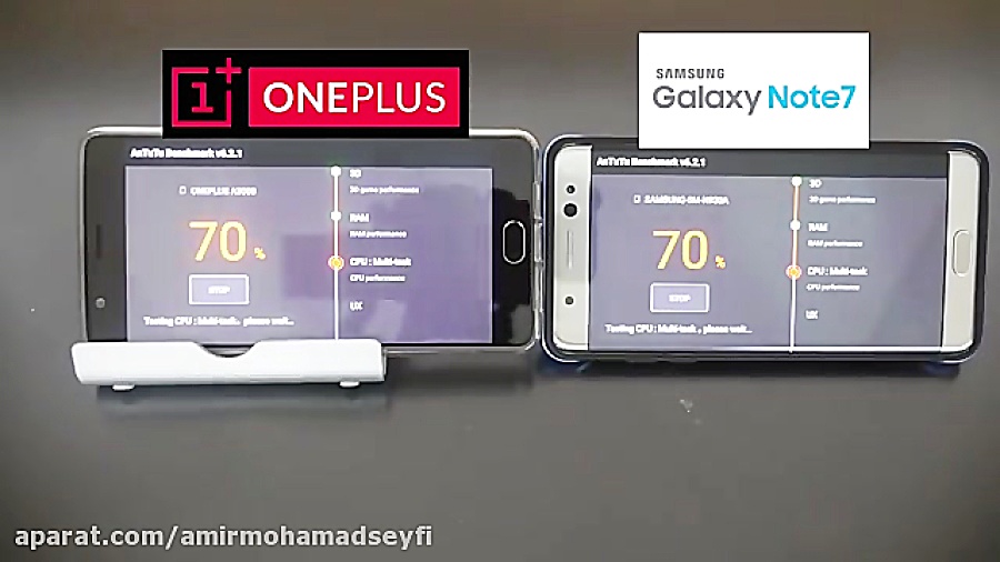 Note 7 vs OnePlus 3 AnTuTu