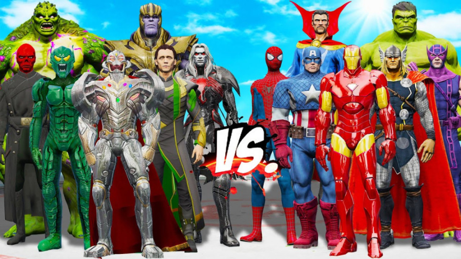 نبرد حماسی تیم انتقام جویان در...