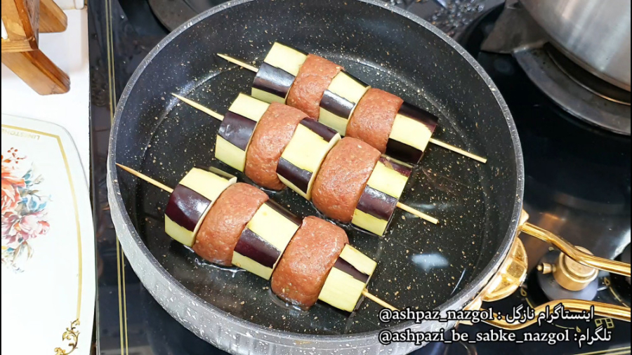 آموزش قلقلی بادمجان نازگل (بدو...