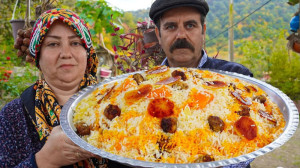کدو پلو روستایی  یه غذای اصیل...