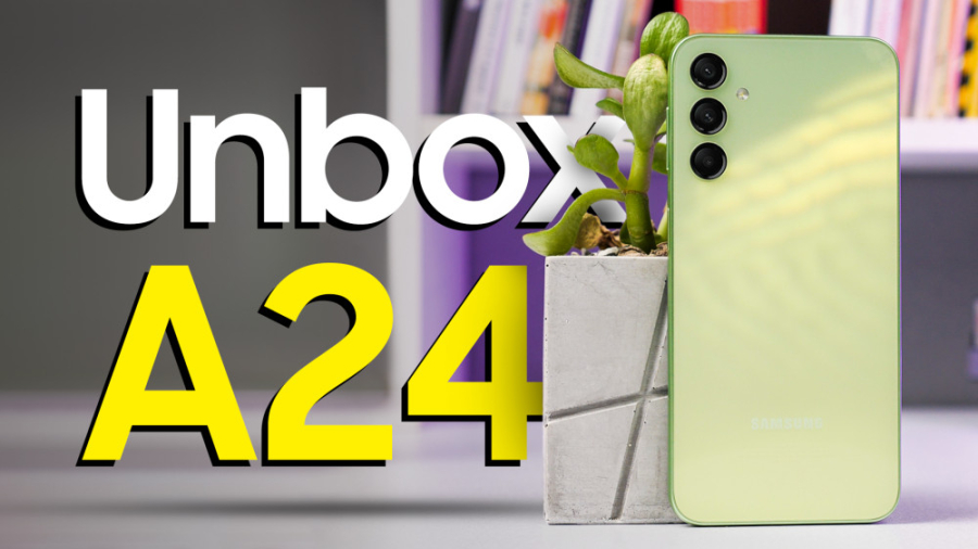 آنباکس گلکسی A24 سامسونگ؛ اقتص...