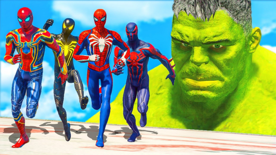 چالش رقابت تیم مرد عنکبوتی و ه...