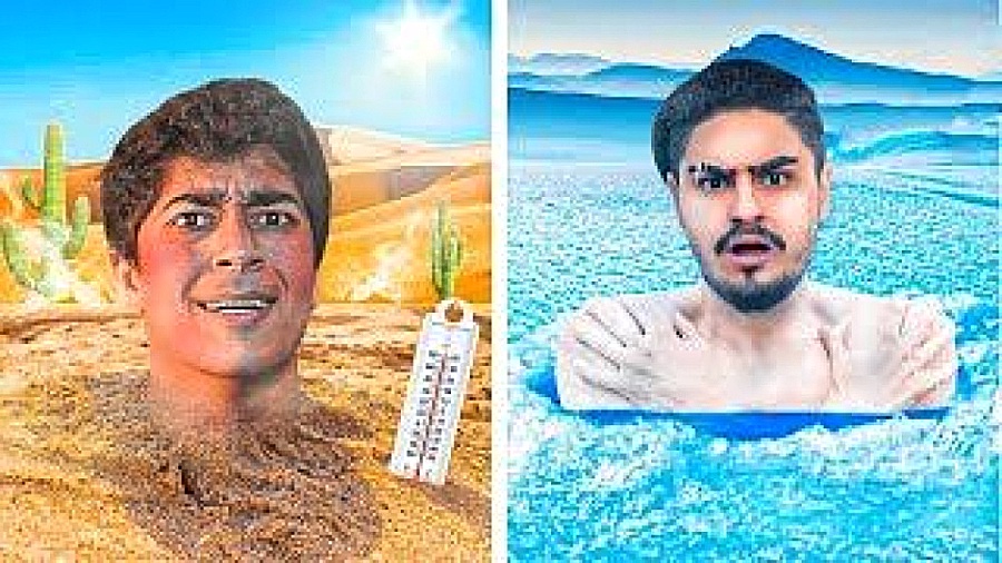  علی ایکس شات  چالش گرما و سرم...